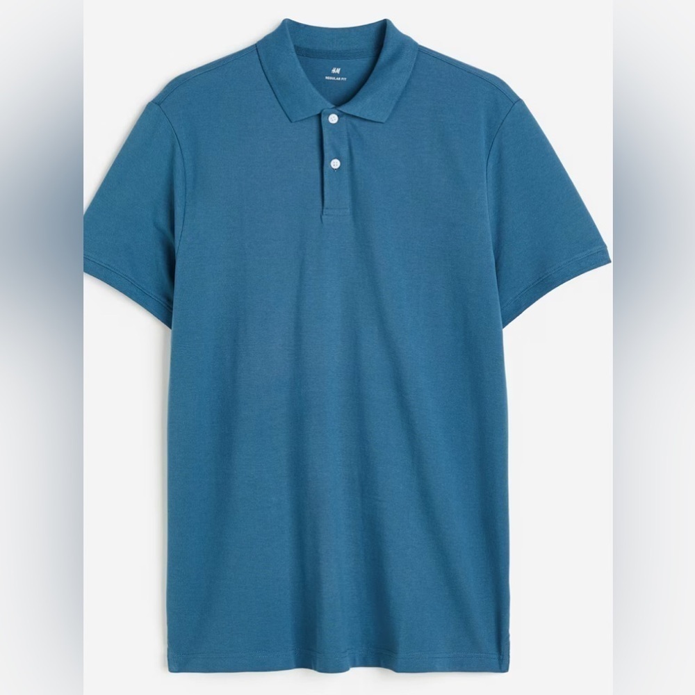 H&M Men blue polo shirt